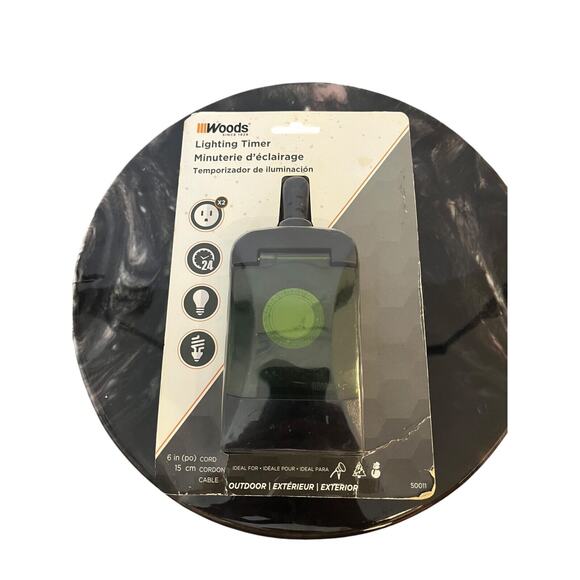 Pool Pump Timer - 24 Hour - Heavy Duty - 15 Amp 2 Outlet Electrical Lights - NEW - Picture 1 of 1